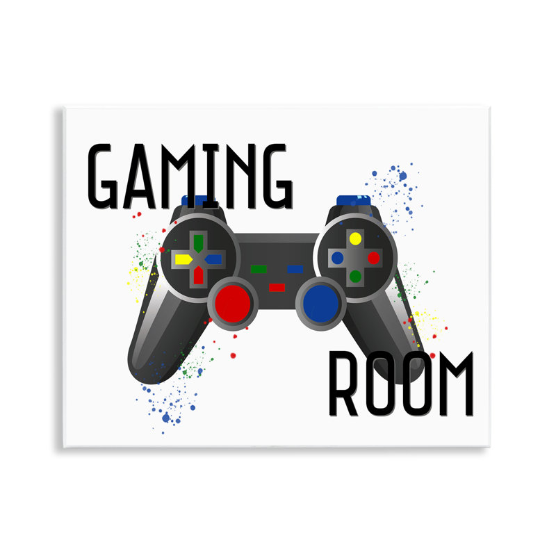Plaque murale moderne Gaming Room, par Kim Allen