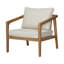 Fauteuil club d'extérieur en bois d'acacia Westin (ensemble de 2)