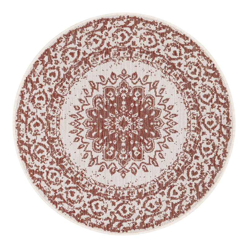 Tapis laminé orné, Rond 3 pi 1 po