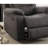 Contemporary Style Recliner With Slate Blue Breathable Living Space In Upholstery