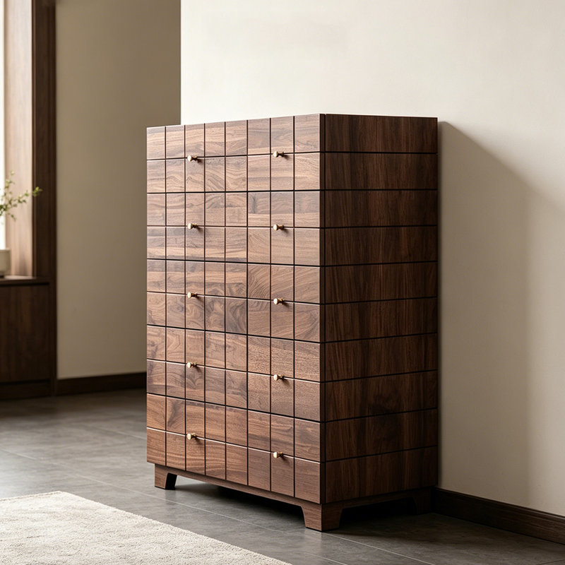 Commode d'appoint simple en métal Rubik's Cube