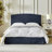 Finnin Upholstered Platform Bed with Washable Slipcover and Adjustable Headboard-98438964-98438963