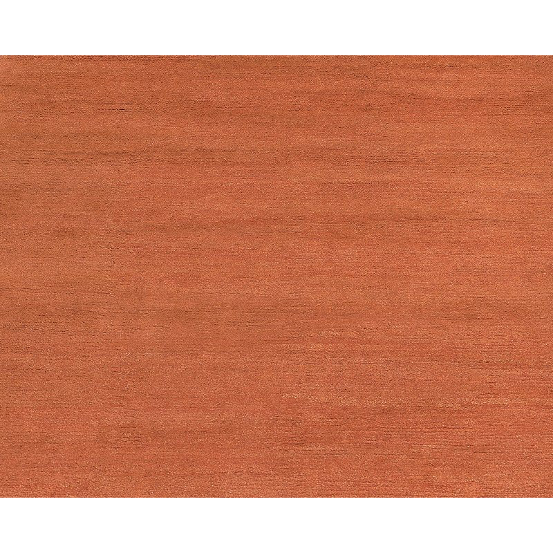 Sprouts Wool Area Rug in Orange, Rectangle 8' x 10'