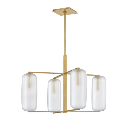 Lustre 4 lumières Pebble