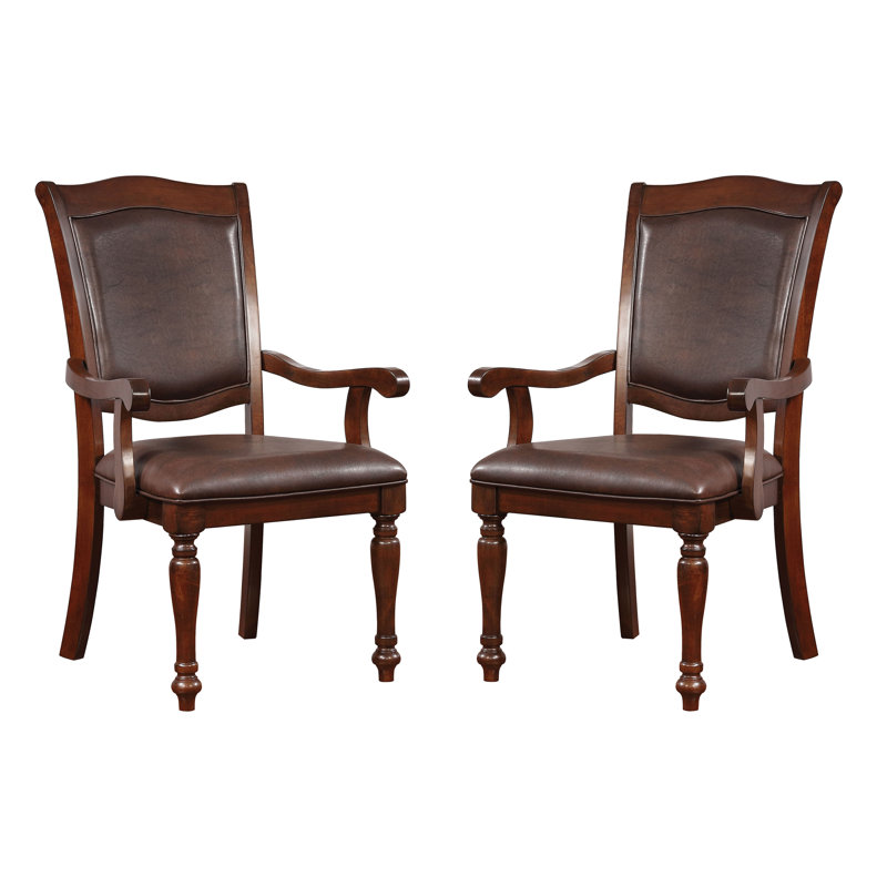 Feynman 19'' H Faux Leather Upholstered Armchair