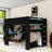 Full Wood Bunk Bed With Desk,Wardrobe And RGB Light-1422453972