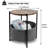 Serik Iron Tray Top End Table with Storage-73861049