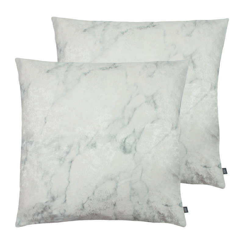 Cinnabar Abstract Square Throw Cushion, Slate Grey/Dark Grey