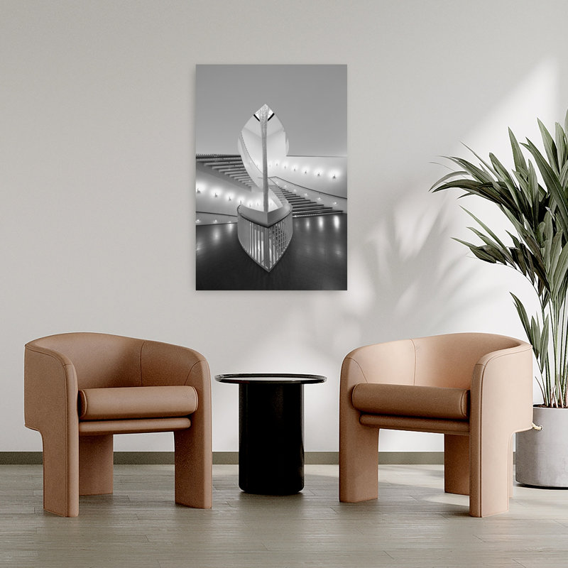 Art mural Marquise Contemporary Architecture City, H 36 po x l 24 po