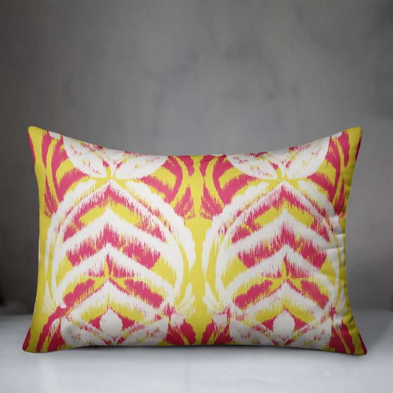 Housse et insert de coussin d'extérieur pour l'extérieur, Light Yellow Floral
