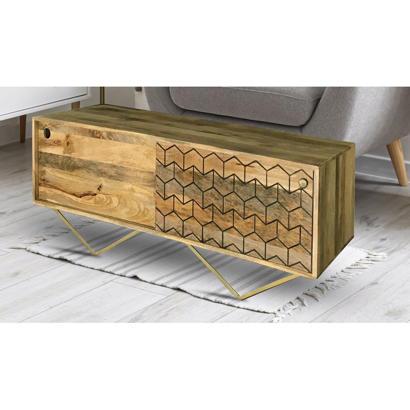 Levon Solid Wood Four Leg Coffee Table