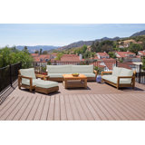 Chatsworth Outdoor 6 - Piece Teak Conversation Set