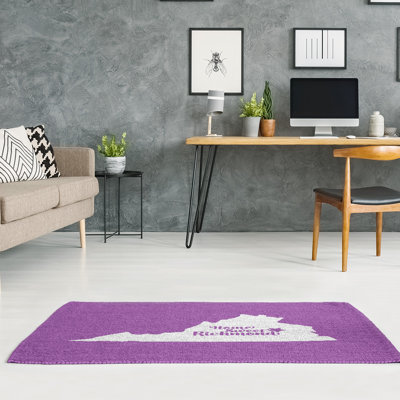 Tapis à aire mauve virginie Richmond