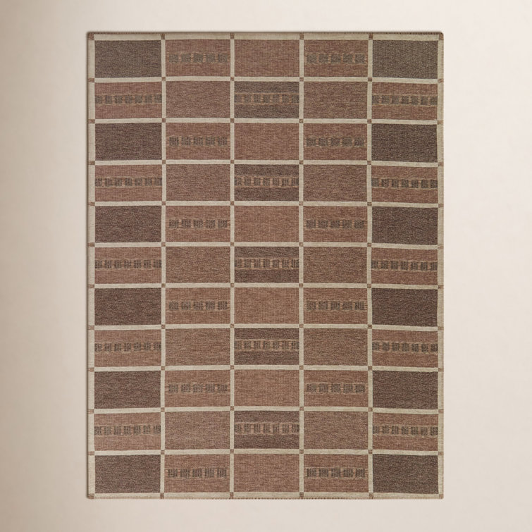 Claudina Recycled P.E.T Brown Indoor/Outdoor Recycled Fibers Rug