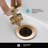 Single Hole Bathroom Faucet with Pop-up Drain and Strainer Basket-92628177
