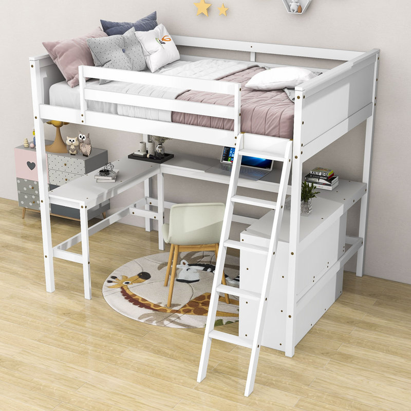 Viv + Rae Hutchcraft Kids Loft Bed | Wayfair