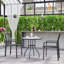 Ensemble de 2 chaises de jardin d'extérieur, chaises de patio empilables
