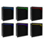 Niche murale de douche murale rectangulaire en acier inoxydable à DEL avec télécommande