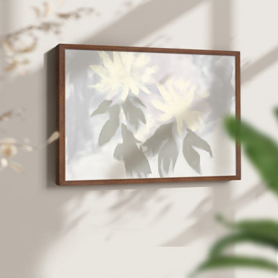 Série florale II - Reproduction encadrée - Restickable