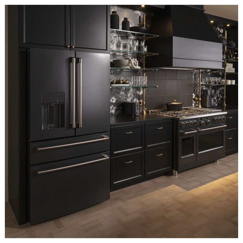 Café 36" French Door 27.8 cu. ft. Refrigerator, Matte Black