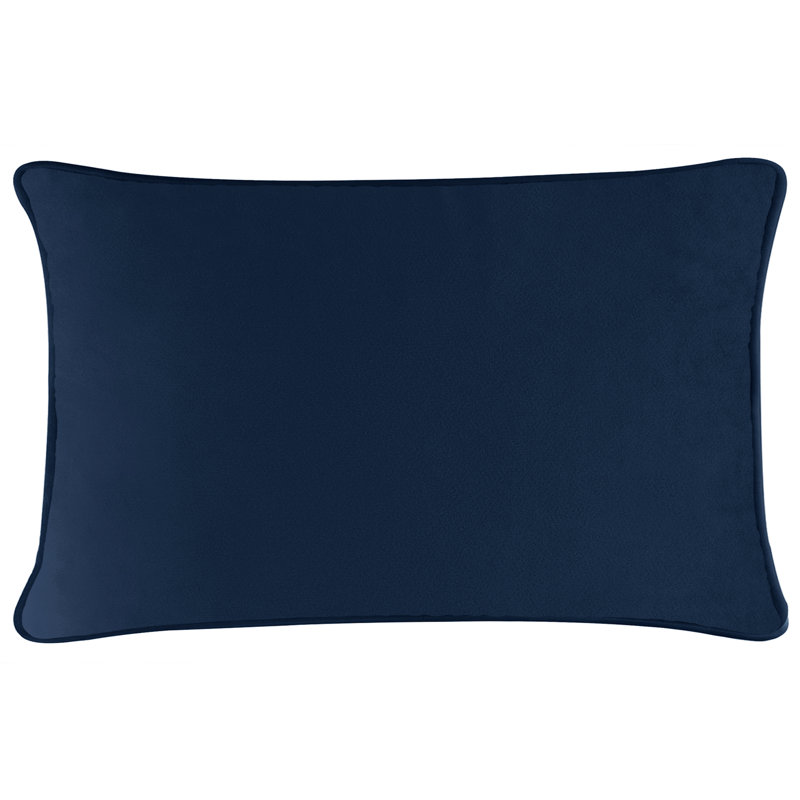 Coussin décoratif Sparkles Home | Housse en polyester et bourre en plumes | Doux et luxueux - 4 tailles, Velours bleu marine