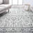 Briele Oriental Cream | Blue | Gray | Beige Area Rug-1628078744