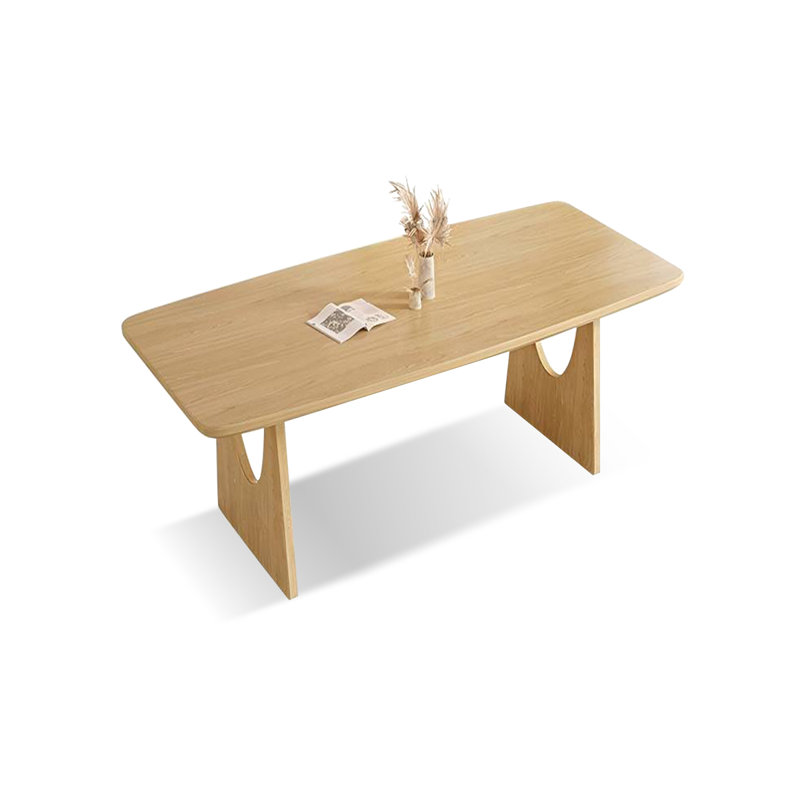 Table de salle à manger Burlywood, H 29,53 po x L 62,99 po x l 33,46 po