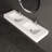 59'' Rectangular Stone Resin Double Bathroom Sink With Faucet Hole