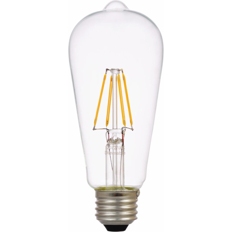 Ampoule DEL Sylvania TruWave ST19 E26 (moyenne) blanc doux, équivalente à 60 watts, paquet de 1