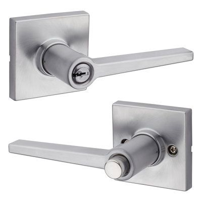Daylon Safelock Keyed Door Lever with Square Rosette