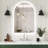 LED Backlit Frameless Lighted Bathroom Vanity Mirror with Tempered Glass