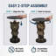 Table d'appoint Leopard Head