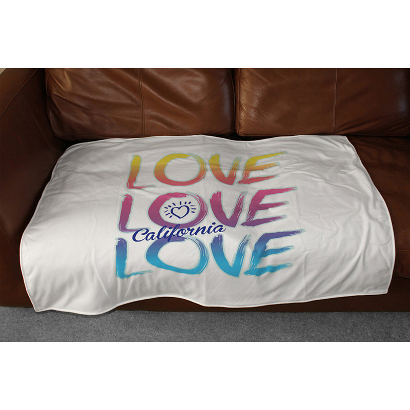 Couverture Love California, 30 po x 40 po