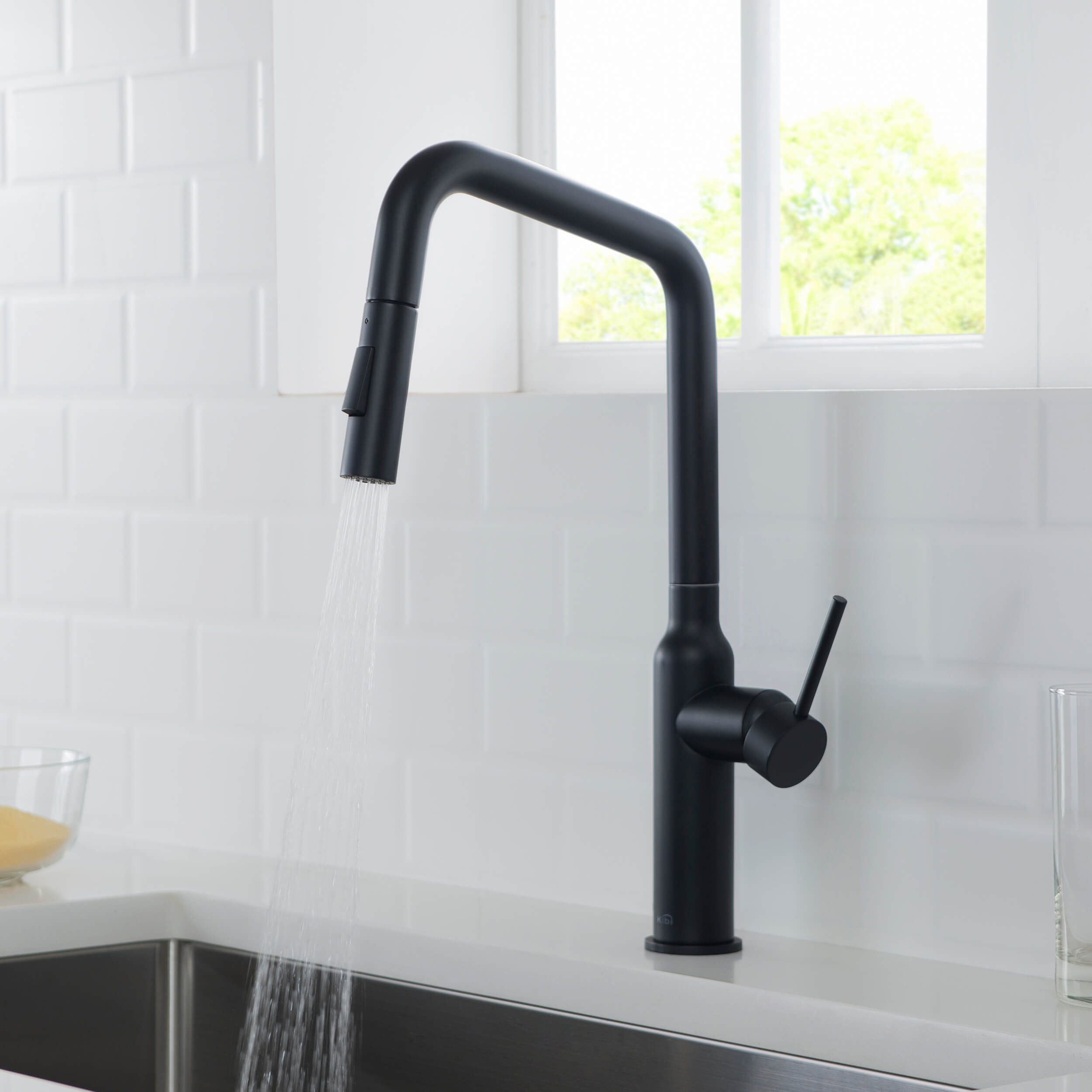 Delta Faucet Junction Matte Black Kitchen Faucet Black, Kitchen Faucets With Pull Down Sprayer, Kitchen Sink Faucet, Faucet For Kitchen Sink, Magnetic