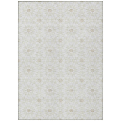 Tapis intérieur lavable 10 pi x 14 pi ivoire beige et taupe