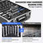 Ensemble de 9 trousses à outils 910 pièces en aluminium