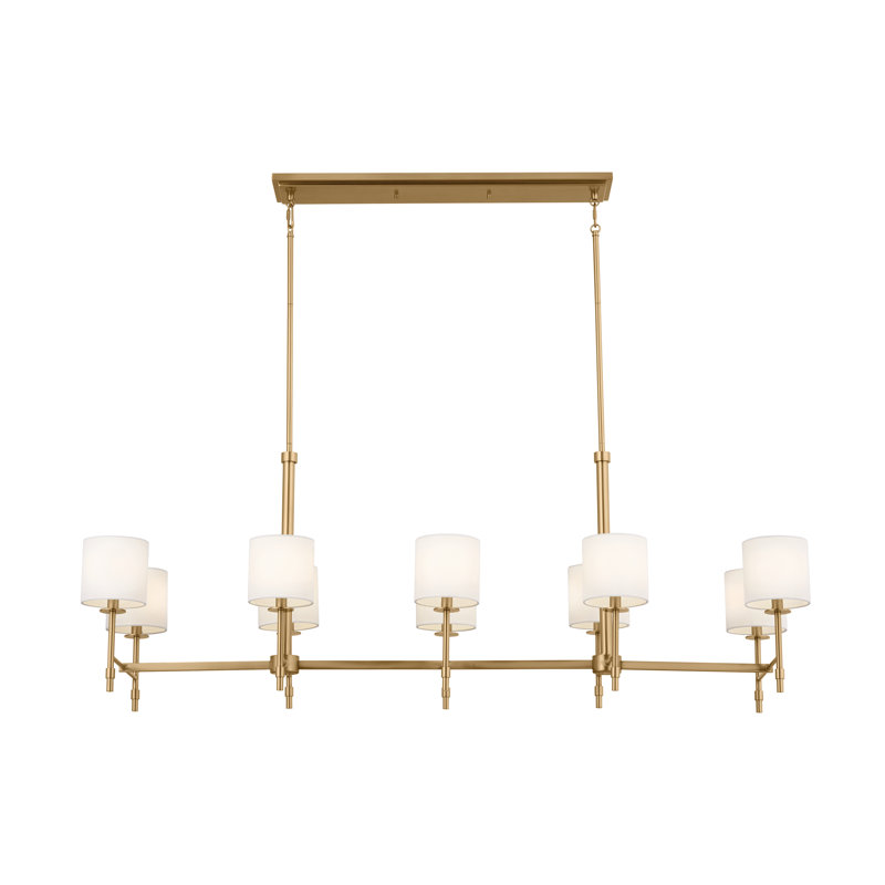 Zeesha 10 - Light Kitchen Island Pendant, Gold