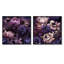 Willesden - Ensemble de 2 collages floraux carrés-101847573-101847572