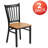 Jophy Vertical Back Metal Restaurant Chair-1971726448