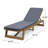 Outdoor Iron Single chaise with Cushions-393571752