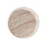 Outdoor/Indoor Lightweight Concrete Side Table,Travertine Finish