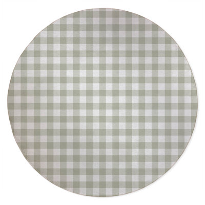 Proper Gingham Non-Slip Outdoor Rug