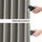 Faux Linen Thermal Blackout Curtains for Bedroom & Living Room Curtains - Single Panel Drapes (1 Panel)-1270076469-1270076458