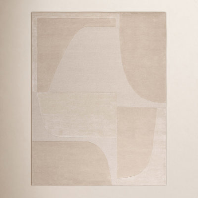 Martella Hand-Tufted Geometric Wool Rug