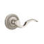 Cortina Wave/Drop Keyed (Entry) Door Lever with Round Rosette-104660529-104660541