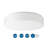 Mcculloch Acrylic LED Flush Mount-28783677-28783680