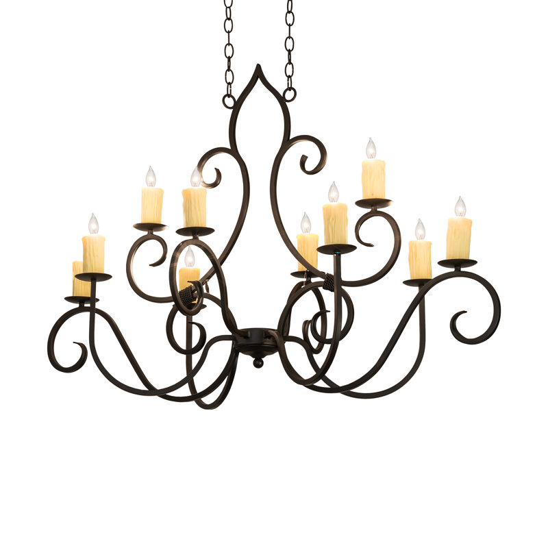 Clifton 10 - Light Chandelier, Oil Rubbed Bronze