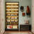 30 Pair Shoe Storage Cabinet with LED Lighting-1041531380