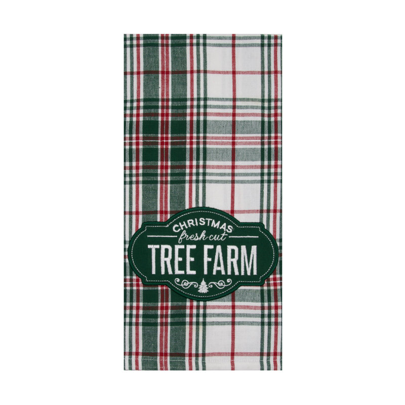 Christmas Tree Farm Dishtowel