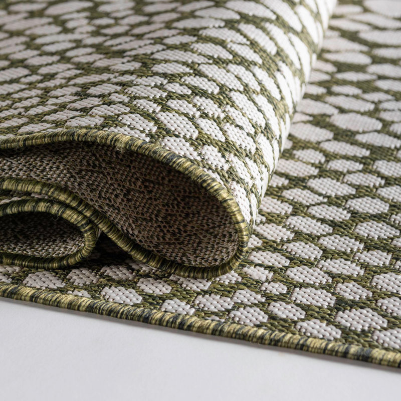 Animal Print Indoor / Outdoor Area Rug, Rectangle 91 x 152cm
